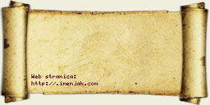 Mina Andrejević vizit kartica